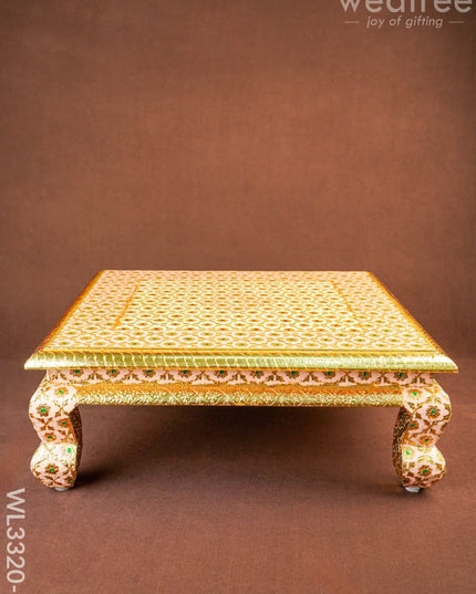 Decorative Meenakari Bajot - 18 x 18 inch - WL3320-2 - Meenakari Bajots & Manai