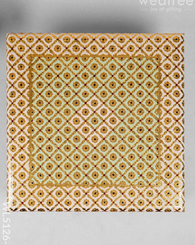 Decorative Meenakari Bajot - 18 x 18 inch - WL5126 Meenakari Bajots & Manai