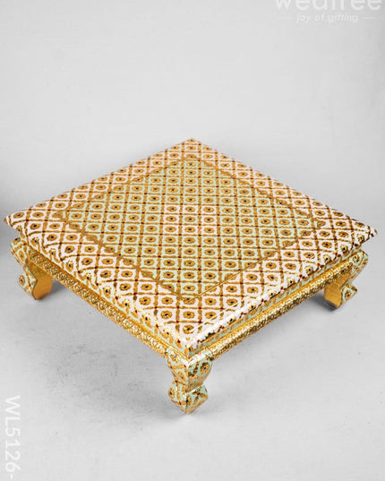 Decorative Meenakari Bajot - 18 x 18 inch - WL5126 Meenakari Bajots & Manai