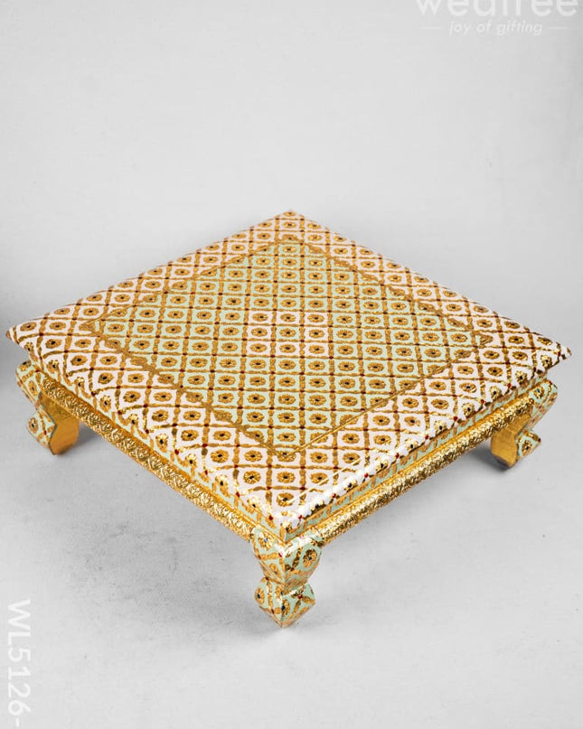Decorative Meenakari Bajot - 18 x 18 inch - WL5126 Meenakari Bajots & Manai