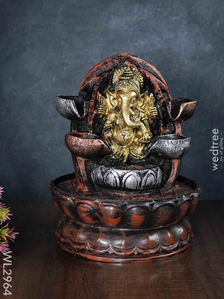 Decorative Polyresin Ganesha Water Fountain - Wl2964 Fountain