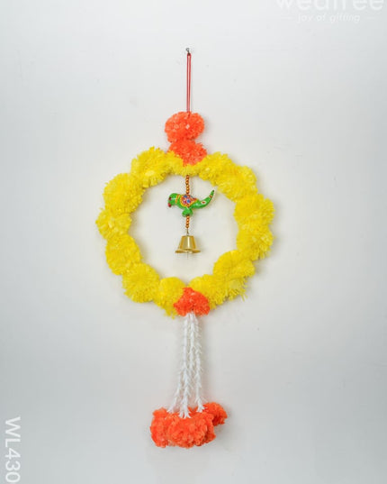 Decorative Round Thoran With Bell - Wl4300 5 Thorans