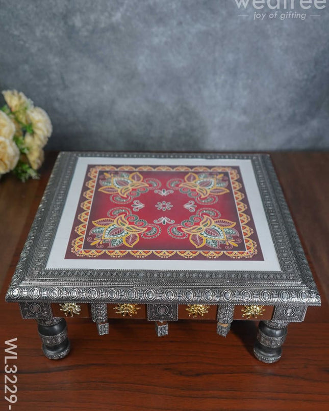 Decorative Silver Oxidized Manai - Wl3229-2 Meenakari Others