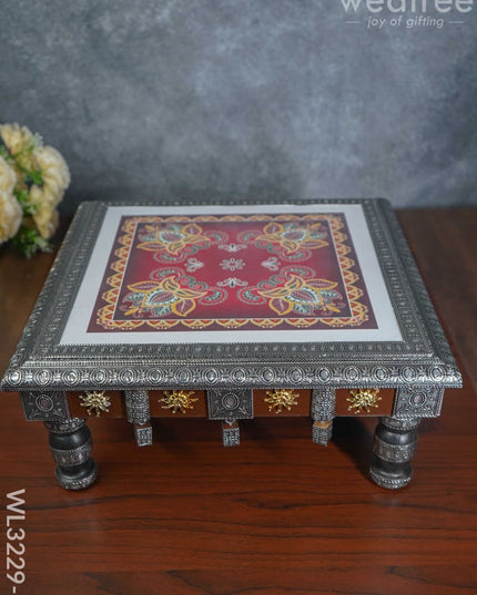 Decorative Silver Oxidized Manai - Wl3229-2 Meenakari Others
