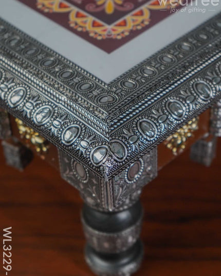 Decorative Silver Oxidized Manai - Wl3229-2 Meenakari Others