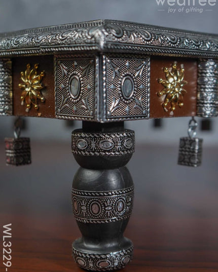 Decorative Silver Oxidized Manai - Wl3229-2 Meenakari Others