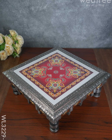 Decorative Silver Oxidized Manai - Wl3229-2 Meenakari Others