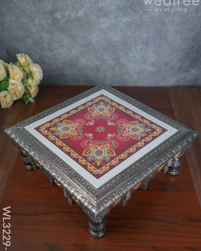Decorative Silver Oxidized Manai - Wl3229-2 Meenakari Others