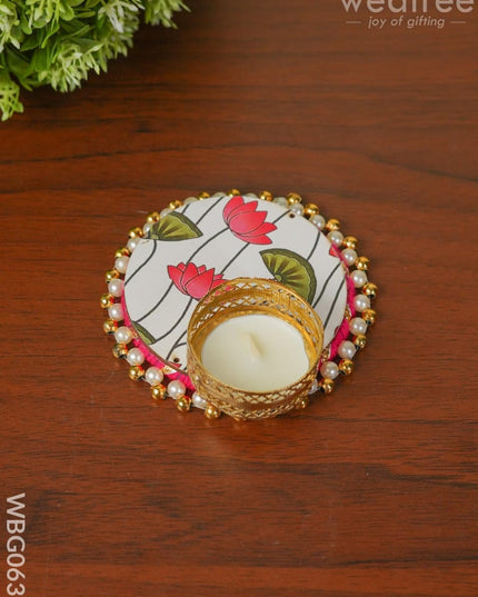 Decorative T - Light Holder Design -1 Wbg0633 Candles & Votives