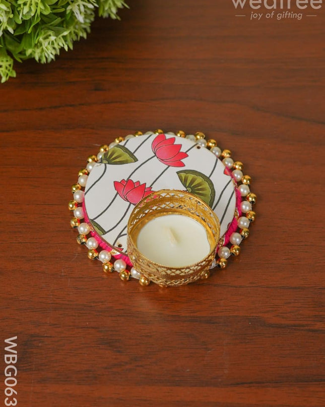 Decorative T - Light Holder Design -1 Wbg0633 Candles & Votives