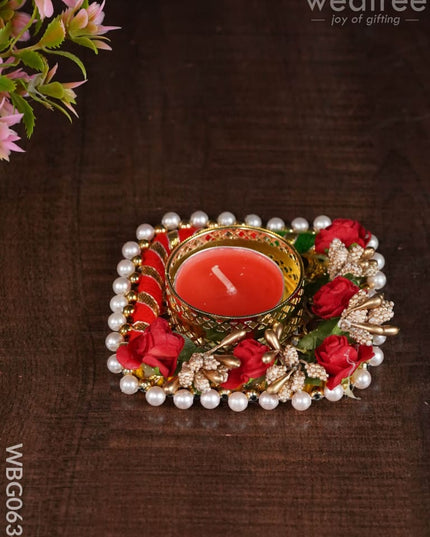Decorative T - Light Holder Design -2 Wbg0634 Candles