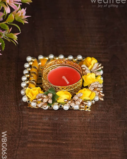 Decorative T - Light Holder Design -2 Wbg0634 Candles