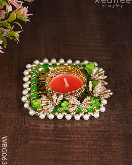 Decorative T - Light Holder Design -2 Wbg0634 Candles
