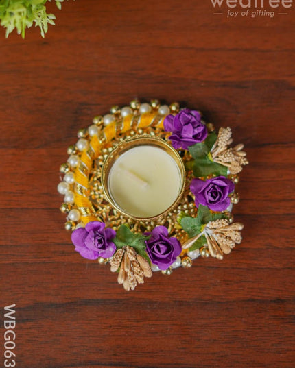 Decorative T - Light Holder Design -3 Wbg0635 Candles & Votives