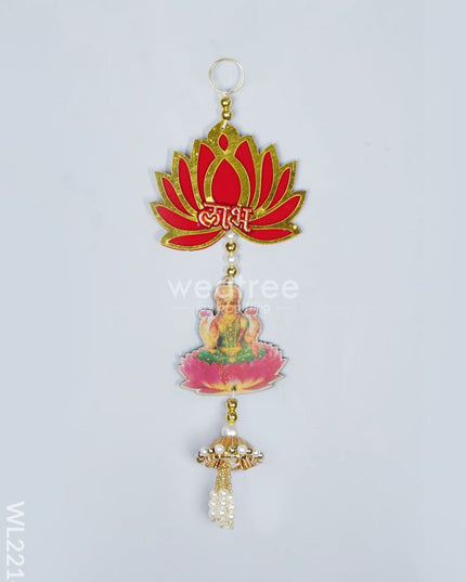 Decorative Thoran - Ganesha Lakshmi With Lotus (Set Of 2 ) Wl2214 Thorans