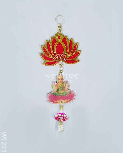 Decorative Thoran - Ganesha Lakshmi With Lotus (Set Of 2 ) Wl2214 Thorans