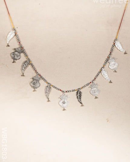 Decorative Thoran with Kalash - Silver - WBG1803-1 - Thorans RG
