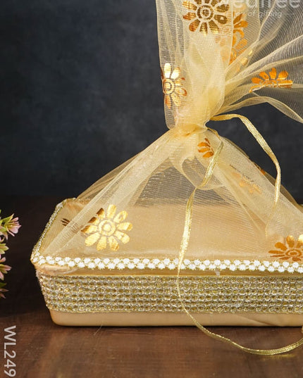 Decorative Tissue Basket (Tokri) - Big Wl2496 Wedding Essentials