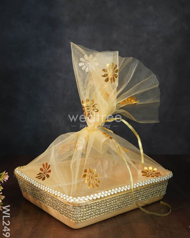 Decorative Tissue Basket (Tokri) - Big Wl2496 Wedding Essentials