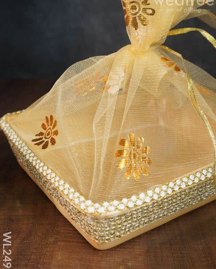 Decorative Tissue Basket (Tokri) - Big Wl2496 Wedding Essentials