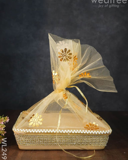 Decorative Tissue Basket (Tokri) - Big Wl2496 Wedding Essentials