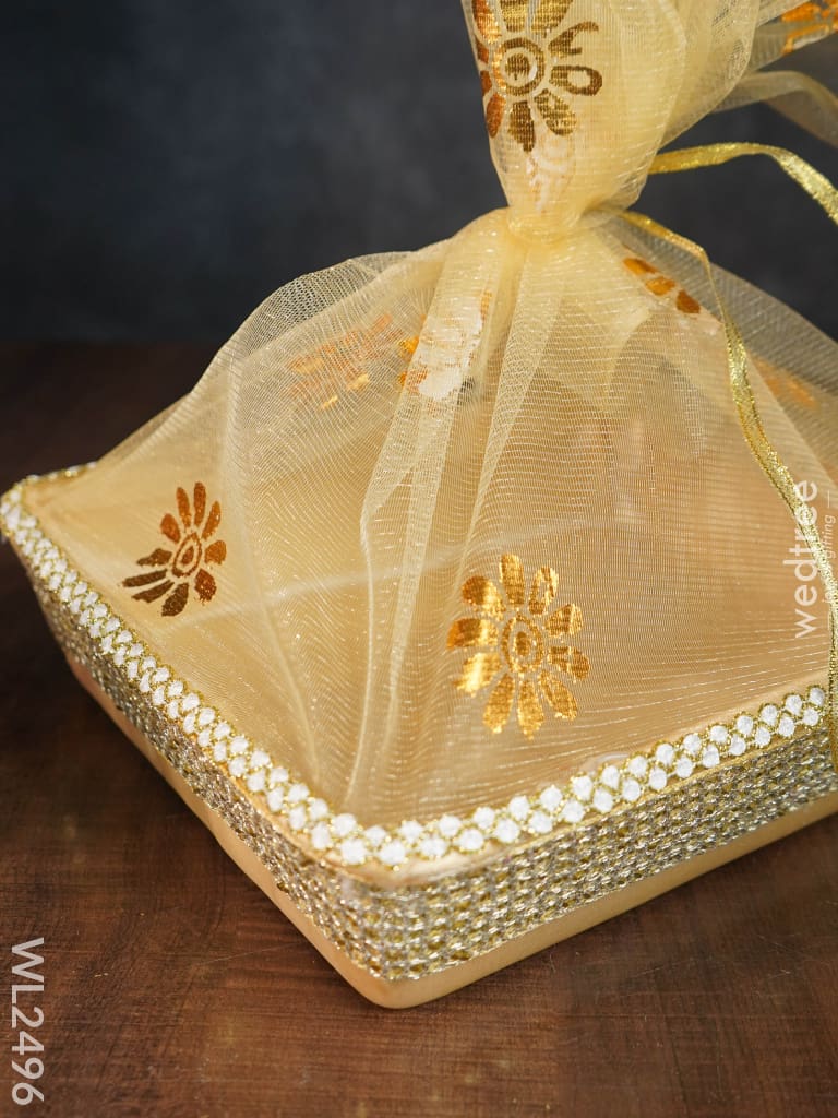 Decorative Tissue Basket (Tokri) - Big Wl2496 Wedding Essentials