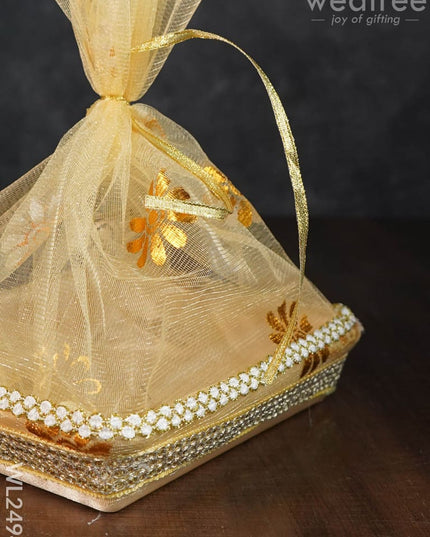 Decorative Tissue Basket ( Tokri ) - Small Wl2494 Wedding Essentials