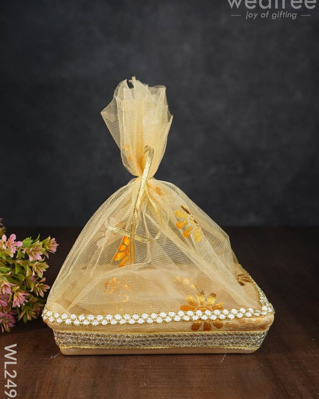Decorative Tissue Basket ( Tokri ) - Small Wl2494 Wedding Essentials
