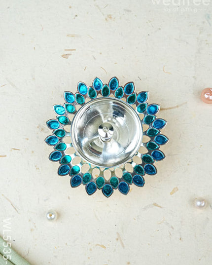 Designer Diya - Blue - WL5535-2 - EPNS Gifts