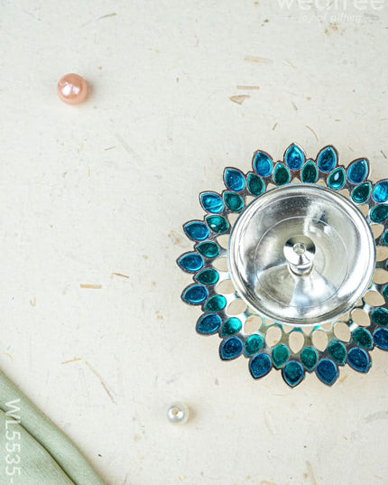 Designer Diya - Blue - WL5535-2 - EPNS Gifts