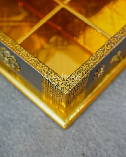 Mdf Designer Dry Fruit Box - Wl4247 Rg