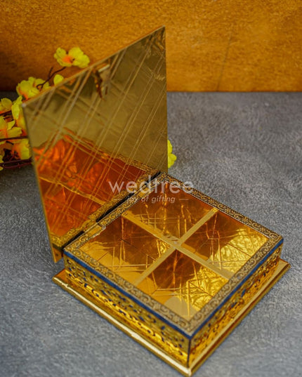Mdf Designer Dry Fruit Box - Wl4247 Rg