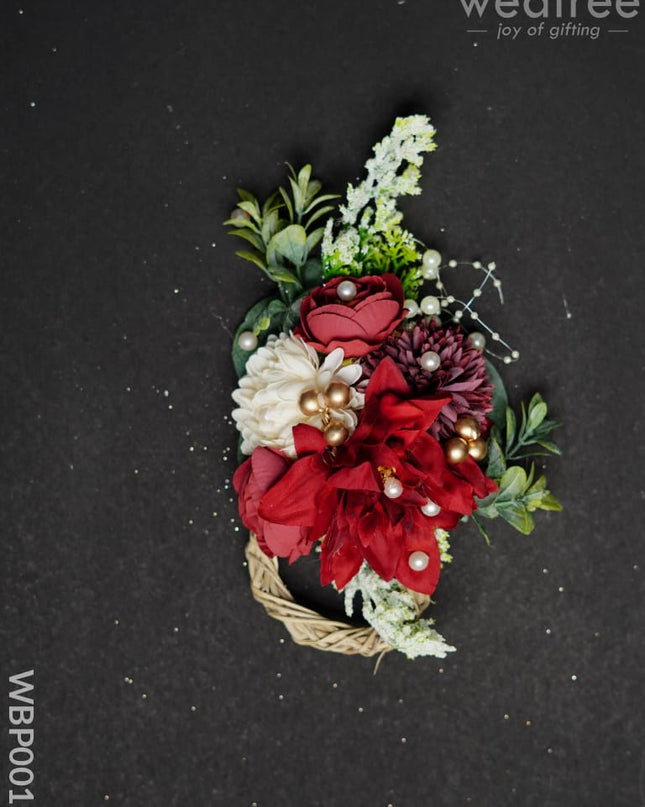 Designer Flowers Accessory With Beads - Wbp0011 Packaging
