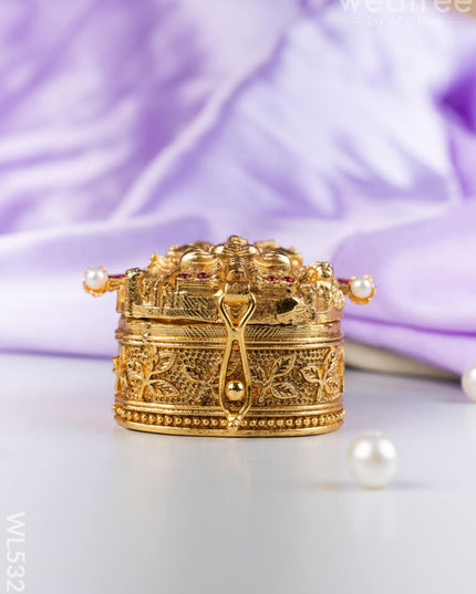 Designer Ganesha & Shivan Kumkum Holder - WL5323 - Divine Gifts