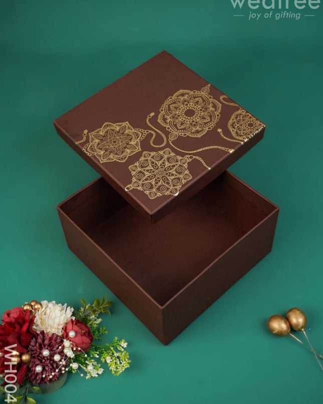 Designer Hamper Box - Brown Wh0048 Hampers