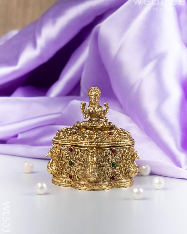 Designer Lakshmi Kumkum Holder - WL5317 - Divine Gifts