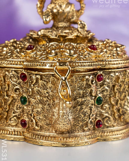 Designer Lakshmi Kumkum Holder - WL5317 - Divine Gifts