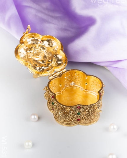 Designer Lakshmi Kumkum Holder - WL5317 - Divine Gifts