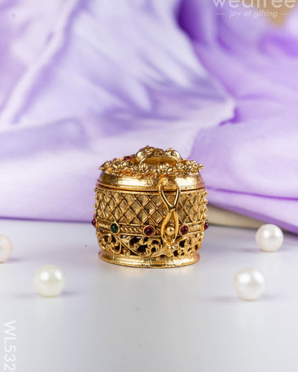 Designer Lakshmi Kumkum Holder - WL5328 - Divine Gifts