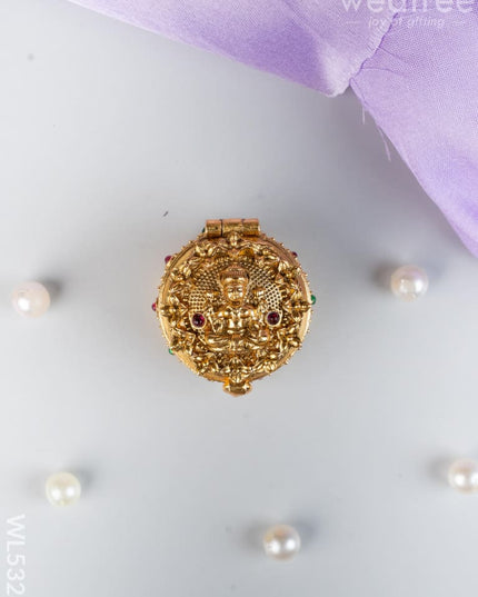 Designer Lakshmi Kumkum Holder - WL5328 - Divine Gifts