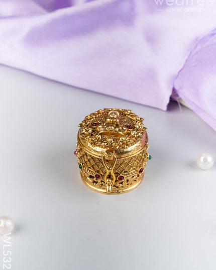 Designer Lakshmi Kumkum Holder - WL5328 - Divine Gifts