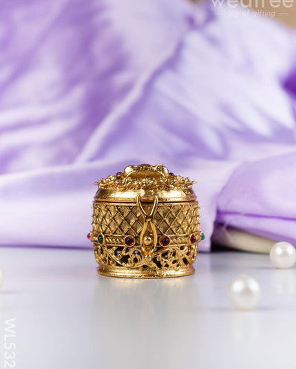 Designer Lakshmi Kumkum Holder - WL5328 - Divine Gifts