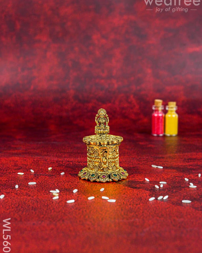 Designer Lakshmi Kumkum Holder - WL5605 - Divine Gifts