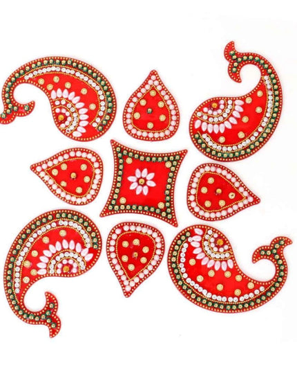 Designer Mango Rangoli Set-W2972 Home Decors