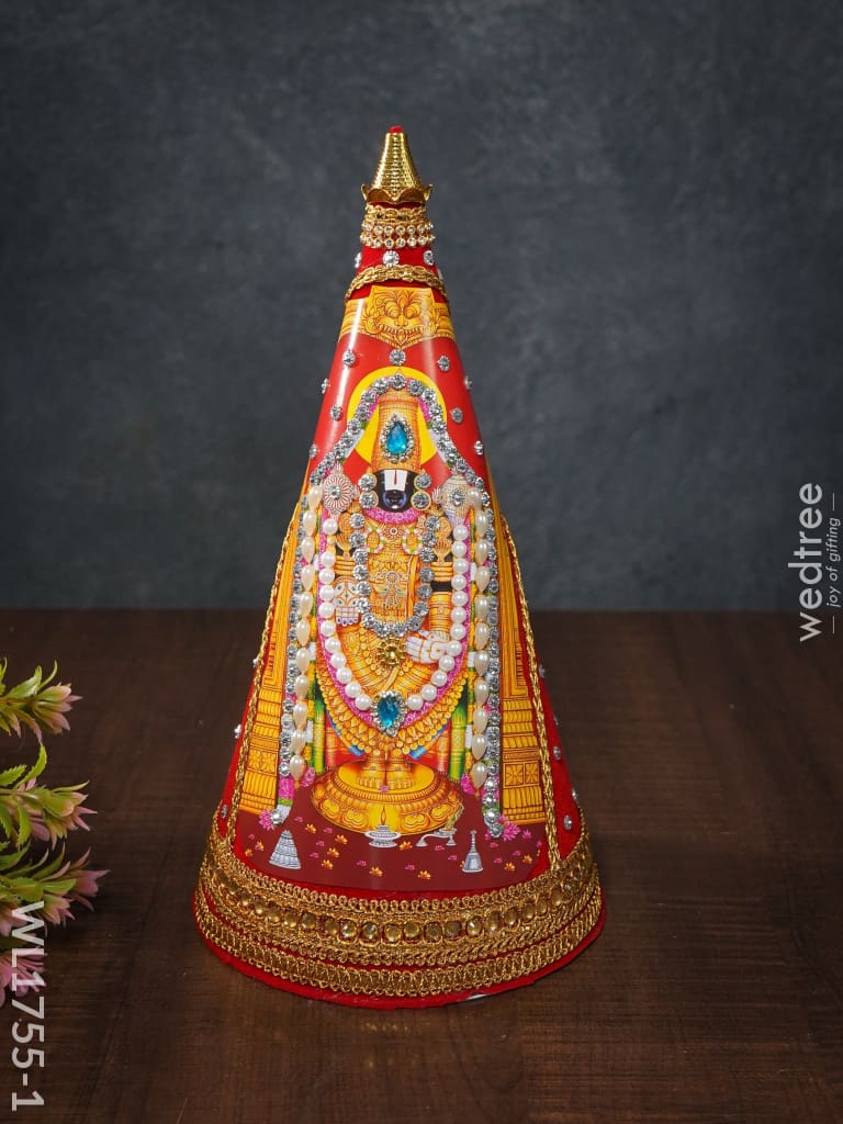 Designer Paruppu Thengai Koodu - 12 Inches Wl1755 Wedding Essentials