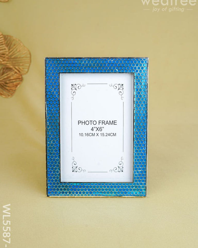 Designer Photo Frame - Blue - WL5587-1 - Frames