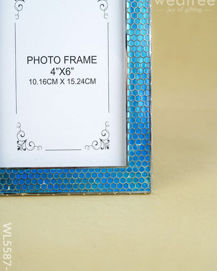 Designer Photo Frame - Blue - WL5587-1 - Frames