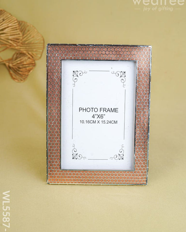 Designer Photo Frame - Copper - WL5587-2 - Frames