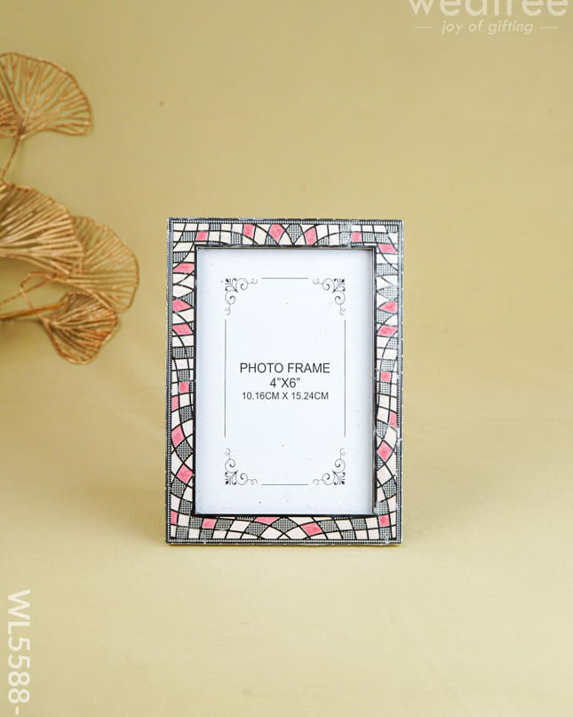 Designer Photo Frame - Pink - WL5588-1 - Frames