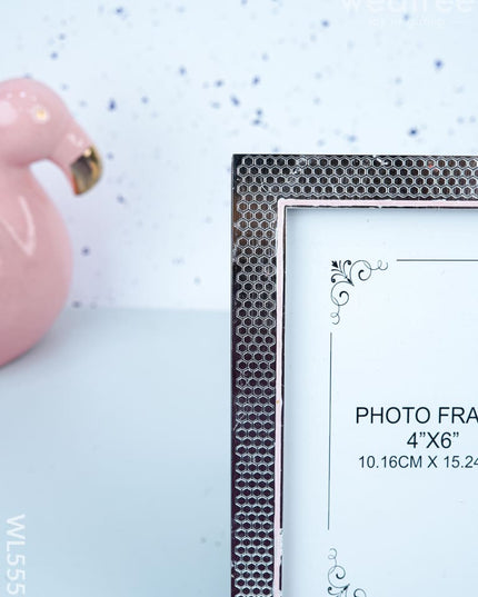Designer Photo Frame - WL5555 - White Metal